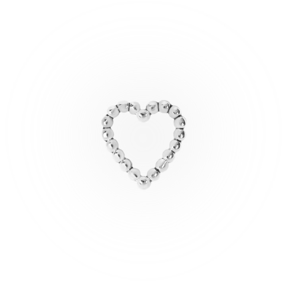 Maya Jewelry TINY LOVE BEADED HEART THREADLESS END - Picture 2 of 9
